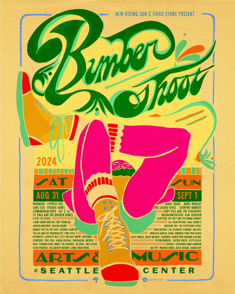 Bumbershoot Poster by Becca Fuhrman