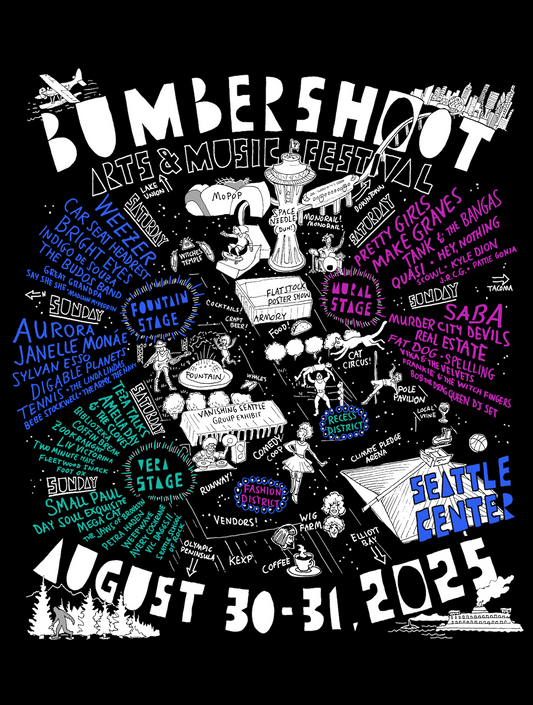 Bumbershoot 2025 Lineup Poster